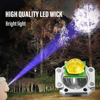 High Power Laser Flashlight Hammer Window Breaker Portable Power Bank