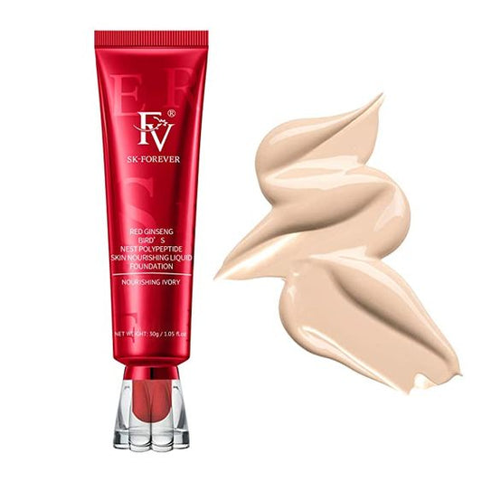 FV Liquid Foundation Makeup, Full Coverage Oil Control Flawless 12 Hour Long Lasting Waterproof Foundation