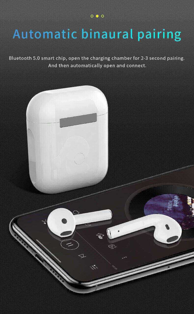 TWS Bluetooth Earbuds with Super Sound & High Quality Touch Sensors