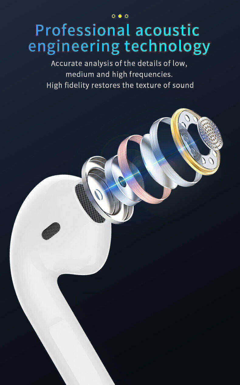 TWS Bluetooth Earbuds with Super Sound & High Quality Touch Sensors